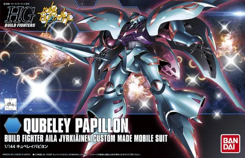 Vista 3 de Bandai Hobby Kit modelo HGBF Qubeley Papillon (escala 1/144)