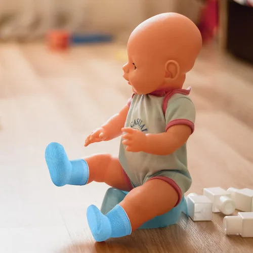 Vista 6 de Honoson 16 pares de calcetines de muñeca para muñecas estadounidenses de 18 pulgadas, accesorios de regalo para vacaciones, cumpleaños, multicolor