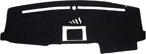 Vista 15 de AUQDD Funda de Cubierta de Tablero Compatible con 2004 2005 2006 2007 2008 2009 2010 Toyota Sienna, Alfombra de Tablero de Franela Negra Negro