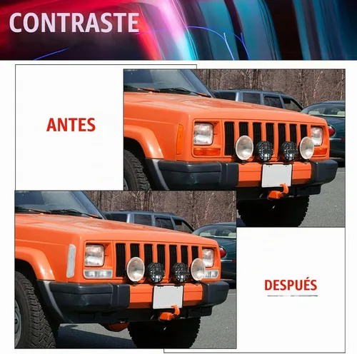 Vista 6 de ECOTRIC Luces de esquina + luces de señal compatibles con Jeep Cherokee XJ 1997-2001 solo luces de esquina transparentes y luces de señal