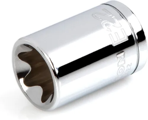 Vista 9 de TEKTON Juego de llaves de vaso de estrella externas de 1/2 pulgada con riel, 10 piezas (E8 - E24) SHD92117