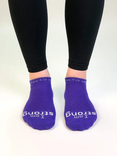 Vista 5 de notes to self - Calcetines I am Strong - Calcetines inspiradores para mujeres y hombres