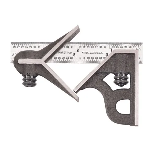 Vista 27 de Starrett Cuadrado combinado de acero con cabeza cuadrada, longitud de hoja