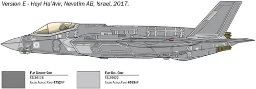 Vista 7 de Italeri Jaguar Gr.3 Big Cat - Escala de colores especiales 1: 72, aviones de combate