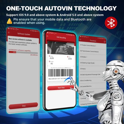 Vista 4 de Thinkdiag2 - Escáner de diagnóstico OBD2 de control bidireccional para iOS y Android, escaneo Bluetooth con protocolo CAN-FD, AutoVIN, prueba