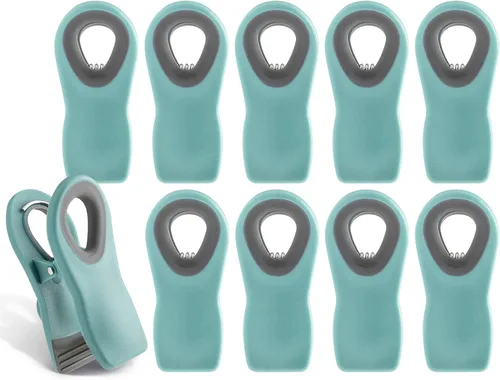 Vista 19 de COOK WITH COLOR Clips para bolsas de chips con imán para almacenamiento de alimentos con agarre hermético para bolsas de pan, bolsas de aperitivos