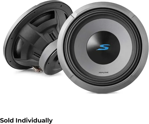 Vista 5 de Alpine S2-W12D2 - Subwoofer dual para automóvil de 2 ohmios de 12 pulgadas, 1800 W máximo, 600 W RMS