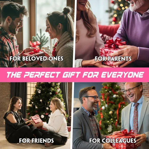 Vista 4 de ORYG Adornos de Navidad personalizados con foto y texto, decoraciones colgantes de acrílico, regalos de árbol de Navidad, regalos de fiesta de boda