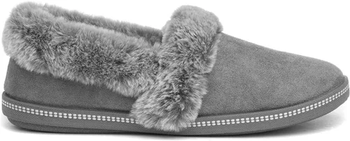 Vista 2 de Skechers Cozy Campfire-Team Toasty - Pantuflas de microfibra con forro de piel sintética para mujer