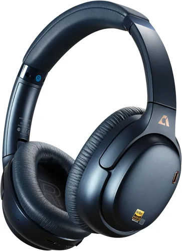 Vista 10 de 1Mii E700 Auriculares con cancelación de ruido Bluetooth inalámbrico LDAC Hi-Res, Negro Hybrid ANC, 75hr Battery Life, Deep Bass, Comfortable