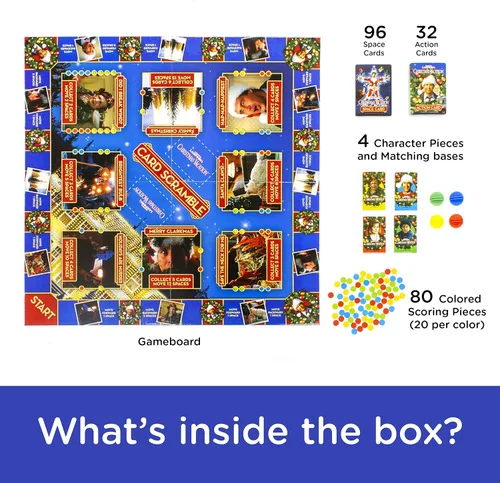 Vista 3 de AQUARIUS Juego de mesa de Navidad para vacaciones, divertido juego de fiesta familiar para niños, adolescentes y adultos, regalo entretenido