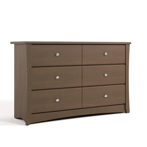 Vista 9 de Storkcraft Crescent - Cómoda con 4 cajones (negro) – Certificado GREENGUARD Gold, cómoda fácil de combinar para guardería y dormitorio de niños