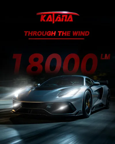 Vista 8 de KATANA Bombillas H4 mejoradas, 18000LM 6500K xenón blanco súper brillante tamaño mini con ventilador de refrigeración, luz antiniebla lista