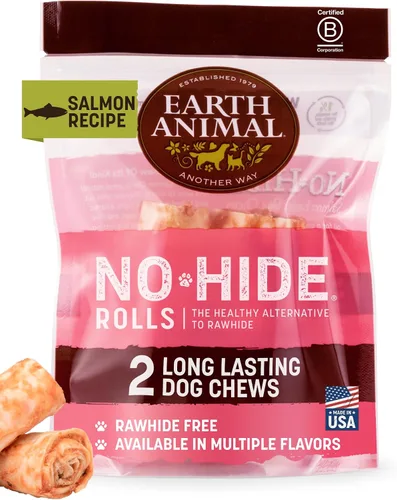 Vista 15 de Earth Animal No Hide - Masticables sin cuero para perros pequeños, sabor a tocino y queso de hamburguesa de la parrilla, libres de cuero crudo - 6