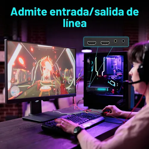 Vista 3 de Tarjeta de captura de juegos, grabación HDMI PCI-E 4K 30fps