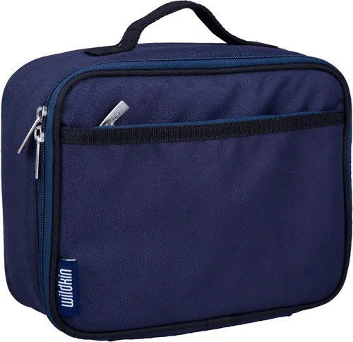 Vista 13 de Wildkin Lonchera para niños con aislamiento – Duradera y reutilizable para la escuela y los viajes - Naranja Bengala Lonchera aislada y limpia