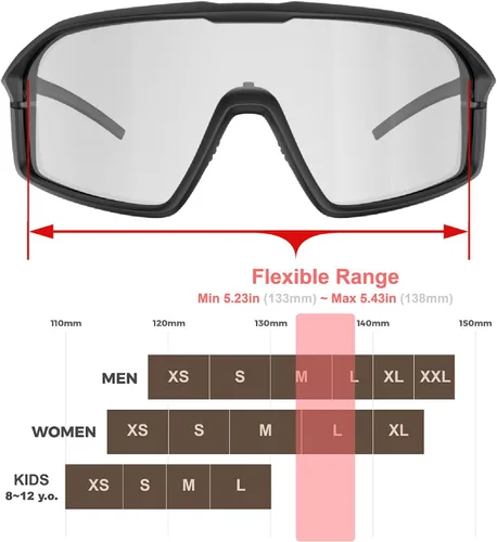 Vista 3 de Living out your qool time Gafas de sol polarizadas para ciclismo para mujeres y hombres, golf, correr, voleibol, MTB y deportes al aire libre