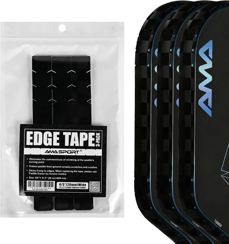 Vista 172 de PICKLETECH Cinta de protección de pala de pickleball – Protector de borde de cabeza de paleta – Cinta de protección de borde de raqueta ajuste