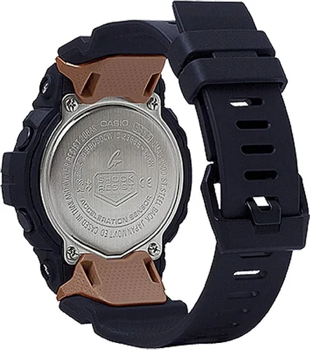 Vista 5 de G-Shock - Reloj de enlace móvil de la serie S para mujer, NegroOro, Casual