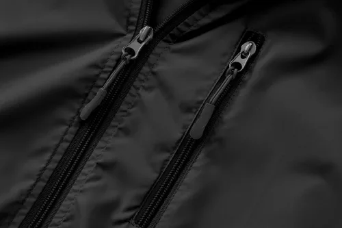 Vista 4 de Spmor Chaqueta impermeable ligera para hombre, rompevientos, para correr
