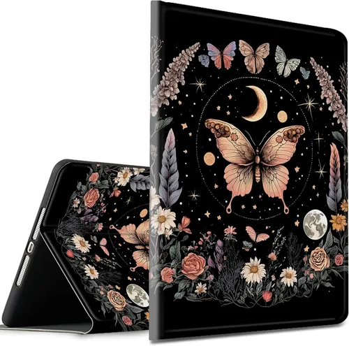 Vista 46 de Funda para tablet Kinlde Fire HD 10 (11ª generación 2021) Fire HD 10 Plus 2021, delgada, de piel sintética, con función atril, función atril