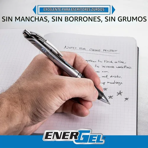 Vista 7 de Pentel EnerGel RTX
