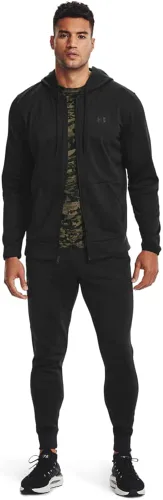Vista 3 de Under Armour Rival Sudadera con capucha cierre completo y forro polar para hombre