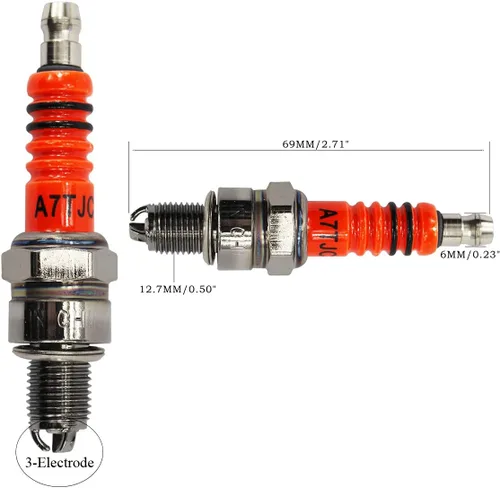 Vista 5 de PRO BAT Juego Completo de Cableado Eléctrico, Bobina, CDI, Bujía para Kits de 50cc 70cc 90cc 110cc 125cc ATV, Quad, Pit, Dirt Bike, Buggy, Go Kart
