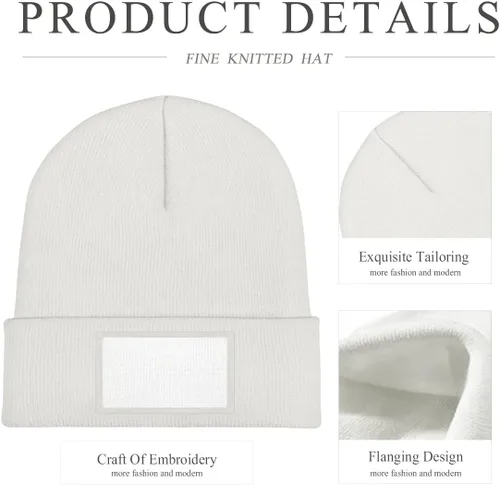 Vista 7 de Zuriohalk pops The Man The Myth The Legend Beanie Hat Funny Beanie Hat for Adults Soft Winter Hat Cuffed