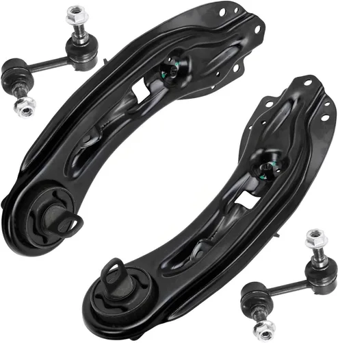 Vista 146 de Detroit Axle - Barras estabilizadoras de brazos de control delanteros 4WD para Ford 2005-2008 F-150 Lincoln Mark LT, 2 brazos de control superiores