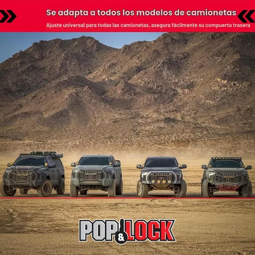 Vista 3 de Collarín de cierre para portón Pop & Lock PL9900 (The Gate Defender) Fits Toyota Tacoma and all trucks, Easy installation, Truck theft prevention