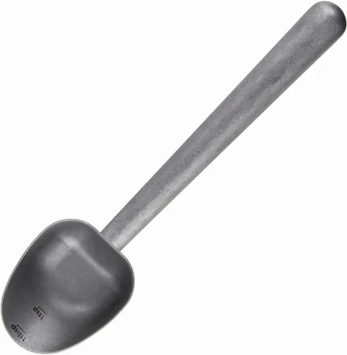 Vista 13 de Easyworkz Cuchara de café de mango largo hueco de acero inoxidable, cuchara medidora de 0.27 oz para café molido y té de hojas sueltas, latón dorado