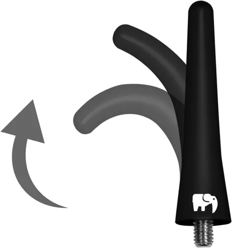 Vista 7 de ONE250 Antena de núcleo de cobre de goma corta de 2.5 pulgadas, compatible con Mazda MX-5 Miata (2006-2024), Mazda2 (2002-2016), Mazda3 (2002-2013)
