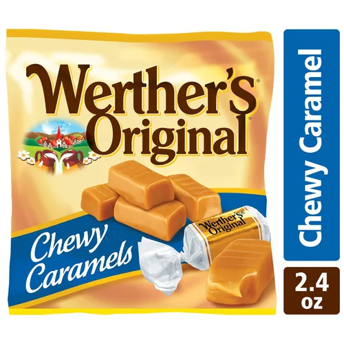 Vista 4 de Werther's Original Chewy Caramel Candy 2.4oz (paquete de 12)