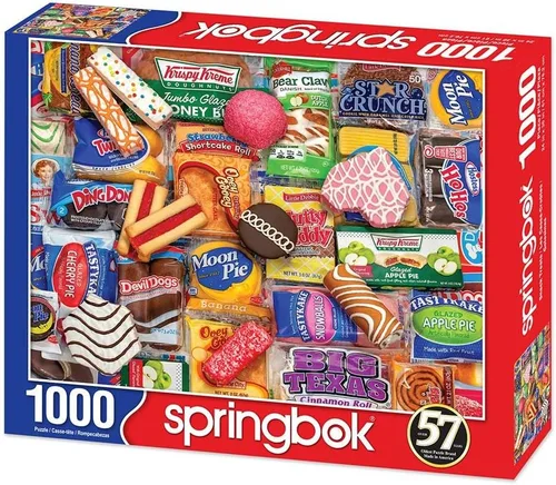 Vista 2 de Springbok 's Rompecabezas de 1000 piezas de golosinas - Hecho en Estados Unidos