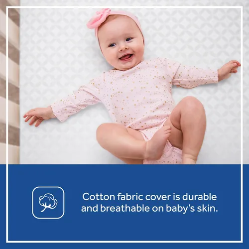 Vista 24 de Sealy Baby Colchón transpirable de 2 etapas para cuna GREENGUARD Gold