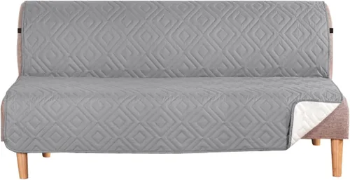 Vista 16 de H.VERSAILTEX Funda reversible para silla, protector de muebles antideslizante, resistente al agua, con correas elásticas de 2 pulgadas