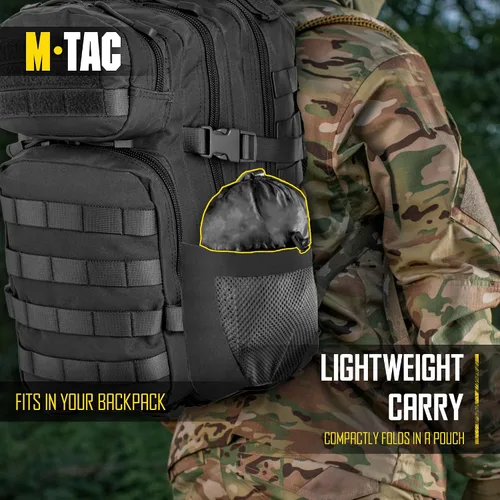Vista 6 de M-Tac Poncho de Lluvia Táctico - Poncho Militar del Ejército Refugio - Ponchos de Lluvia Impermeables Ripstop para Acampada, Senderismo, Caza al