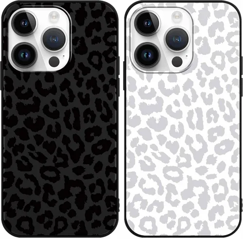 Vista 15 de Paquete de 2 fundas de teléfono con bonito estampado de guepardo para iPhone 7/8/SE 2020 / SE 2022 de 4.7 pulgadas, diseño de leopardo de lujo