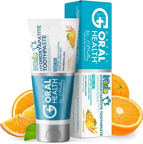 Vista 10 de Pasta de dientes nano hidroxiapatita libre de flúor; pasta de dientes remineralizante profesional formulada por dentistas más xilitol anticaries