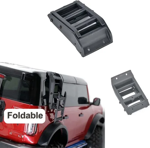 Vista 3 de Escaleras retráctiles de simulación para 1/10 RC Crawler Car TRX4 SCX10 D90 YK4082 Decoración
