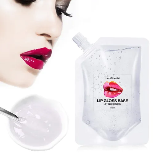Vista 4 de Brillo de labios transparente, base de brillo de labios hidratante, base de brillo de labios, material de aceite, imprimación para bálsamos labiales