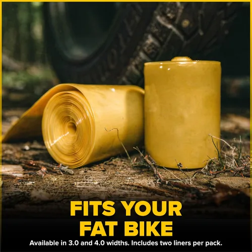 Vista 5 de Ultraverse Forros para Neumáticos Gruesos de Bicicleta Protección del Tubo Contra Pinchazos, Tamaño de Neumático de 20, 24 y 26 pulgadas x 3.0