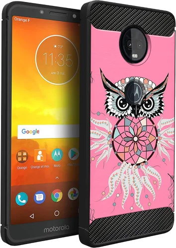 Vista 34 de CasesOnDeck - Funda compatible con Motorola Moto Z4 / Moto Z4 Play, funda de diseño de Moto Z4 Play, delgada, flexible, elegante, protección contra