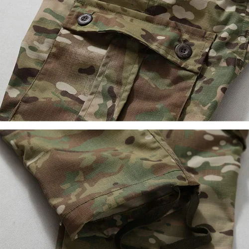Vista 7 de AKARMY Pantalones de senderismo ligeros para hombre, pantalones cargo Ripstop de secado rápido para exteriores, pantalones de trabajo casuales