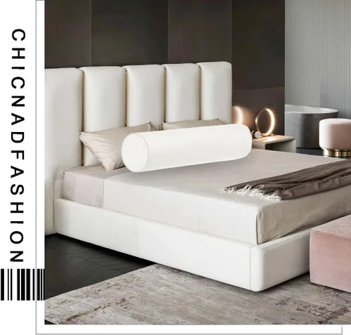 Vista 2 de Almohada de espuma viscoelástica 16x6 para el cuello para dormir, alivio del dolor de cuello, para dormir de lado, espalda o estómago, para coche