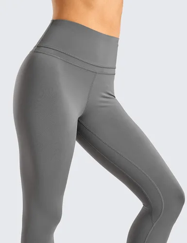 Vista 11 de CRZ YOGA Leggings de entrenamiento para mujer con sensación de desnudez cepillada de 25 pulgadas, pantalones de yoga de compresión de cintura alta