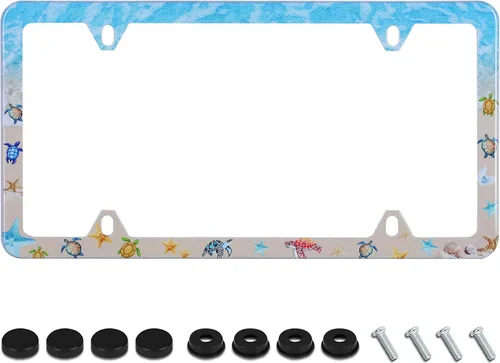 Vista 11 de Marco de matrícula de conciencia sobre el autismo, soporte para placa de matrícula de acero inoxidable, decoración de piezas de automóvil con Autism