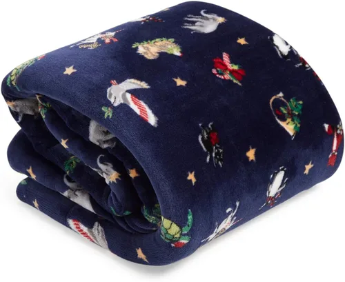 Vista 9 de Vera Bradley Manta Throw de Lana Polar Cozy Life para Mujer, Tamaño único