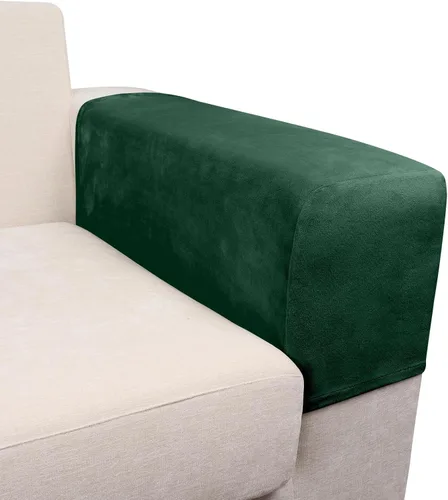 Vista 110 de Funda para Sofá de Terciopelo Elástico Funda de Cojín de Sofá 1 Pieza - Funda Elástica Lavable para Asiento o Respaldo, Fundas de Asiento para Sofás